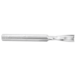 1/4" x 2-1/2" Acrylic Cutting 'O' Up-Cut Slow Spiral Router Bit, 2-Flute, 1/4" Shank, 3/4" Cutting Height - Alt Image 1