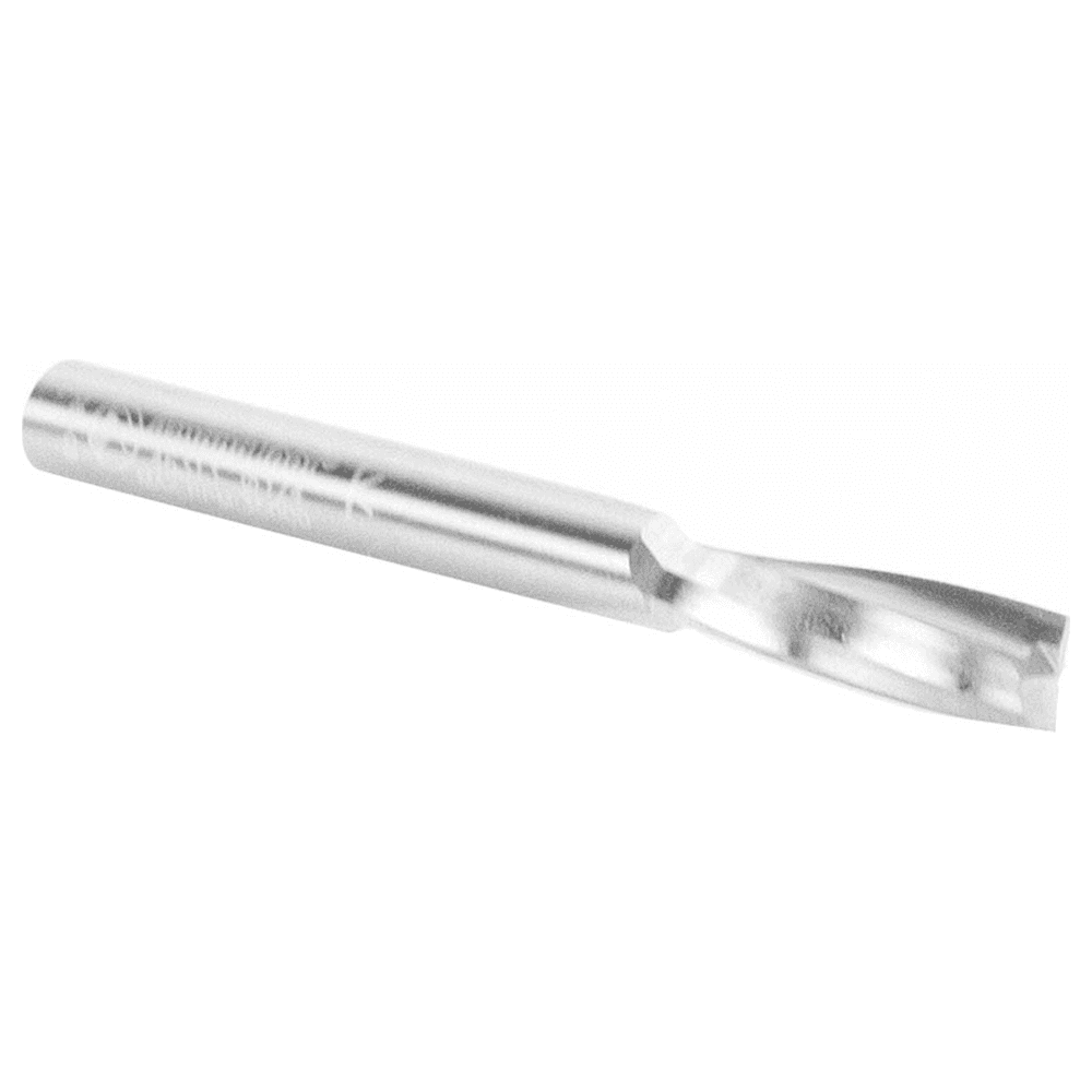 1/4" x 2-1/2" Acrylic Cutting 'O' Up-Cut Slow Spiral Router Bit, 2-Flute, 1/4" Shank, 3/4" Cutting Height - Alt Image 2