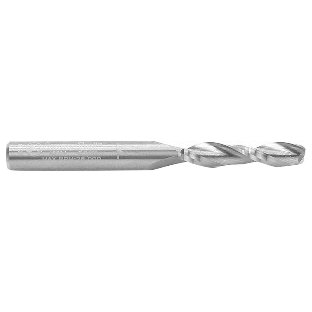 7/32" x 2-1/2" Up-Cut Spiral Plunge Bit, 2-Flute, 1/4" Shank - Alt Image 1