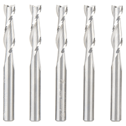 1/4" x 2-1/2" Up-Cut Spiral Plunge Bit, 2-Flute, 1/4" Shank ((5/Pack) Alt 1 - Image