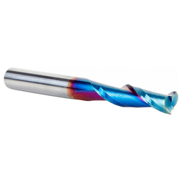 1/4" x 2-1/2" Spektra Up-Cut Spiral Plunge Bit, 2-Flute, 1/4" Shank, 1" Cutting Height - Alt Image 2