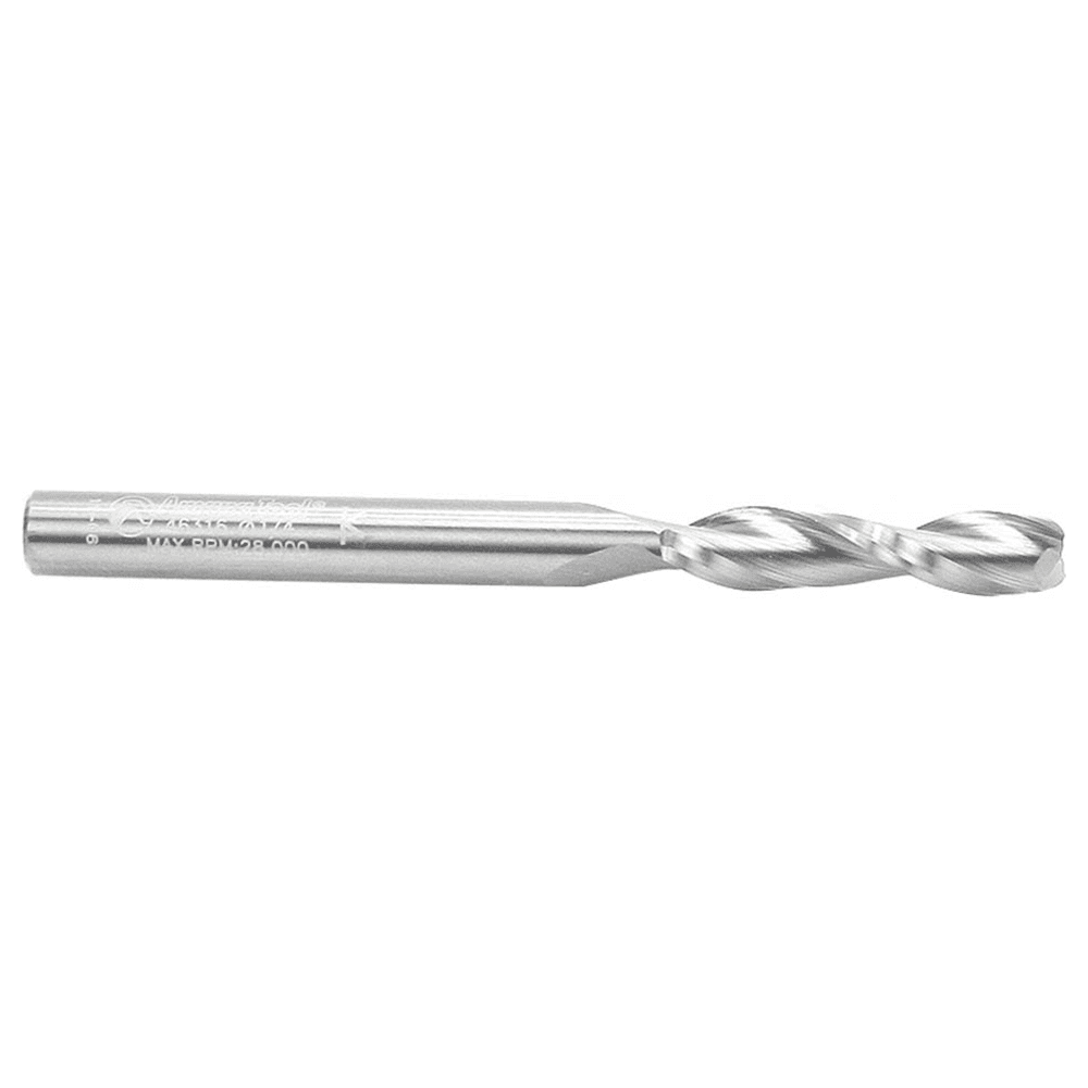 1/4" x 3" Up-Cut Spiral Plunge Bit, 2-Flute, 1/4" Shank - Alt Image 1