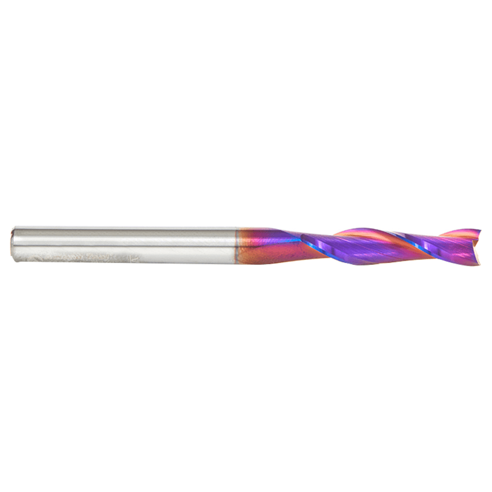 1/4" x 3" Spektra Up-Cut Spiral Plunge Bit, 2-Flute, 1/4" Shank - Alt Image 1