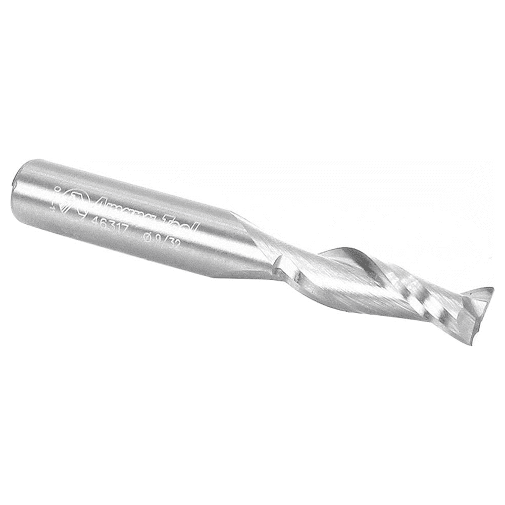 9/32" x 2-1/2" Up-Cut Spiral Plunge Bit, 2-Flute, 5/16" Shank - Alt Image 2