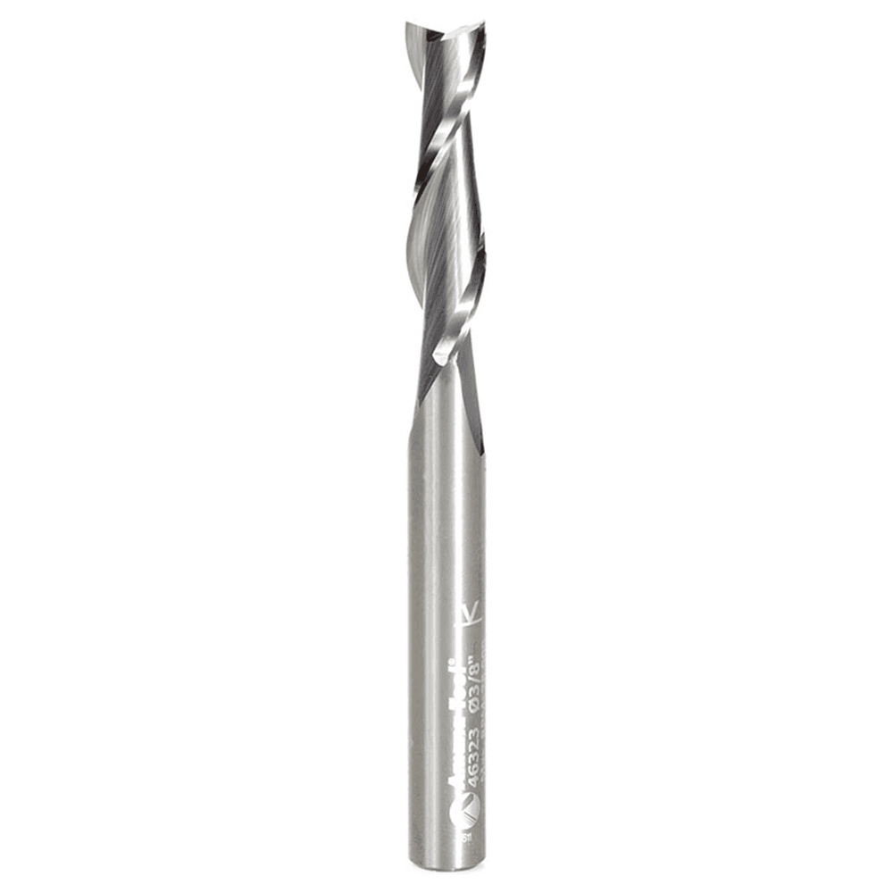 3/8" x 4" Up-Cut Spiral Plunge Bit, 2-Flute, 3/8" Shank - Main Image