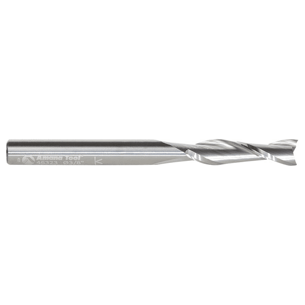 3/8" x 4" Up-Cut Spiral Plunge Bit, 2-Flute, 3/8" Shank - Alt Image 1