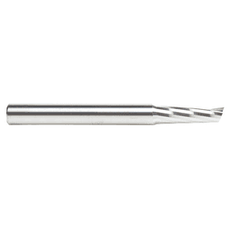 1/4" x 2-1/2" Acrylic Cutting 'O' Up-Cut Slow Spiral Router Bit, 1-Flute, 1/4" Shank - Alt Image 1