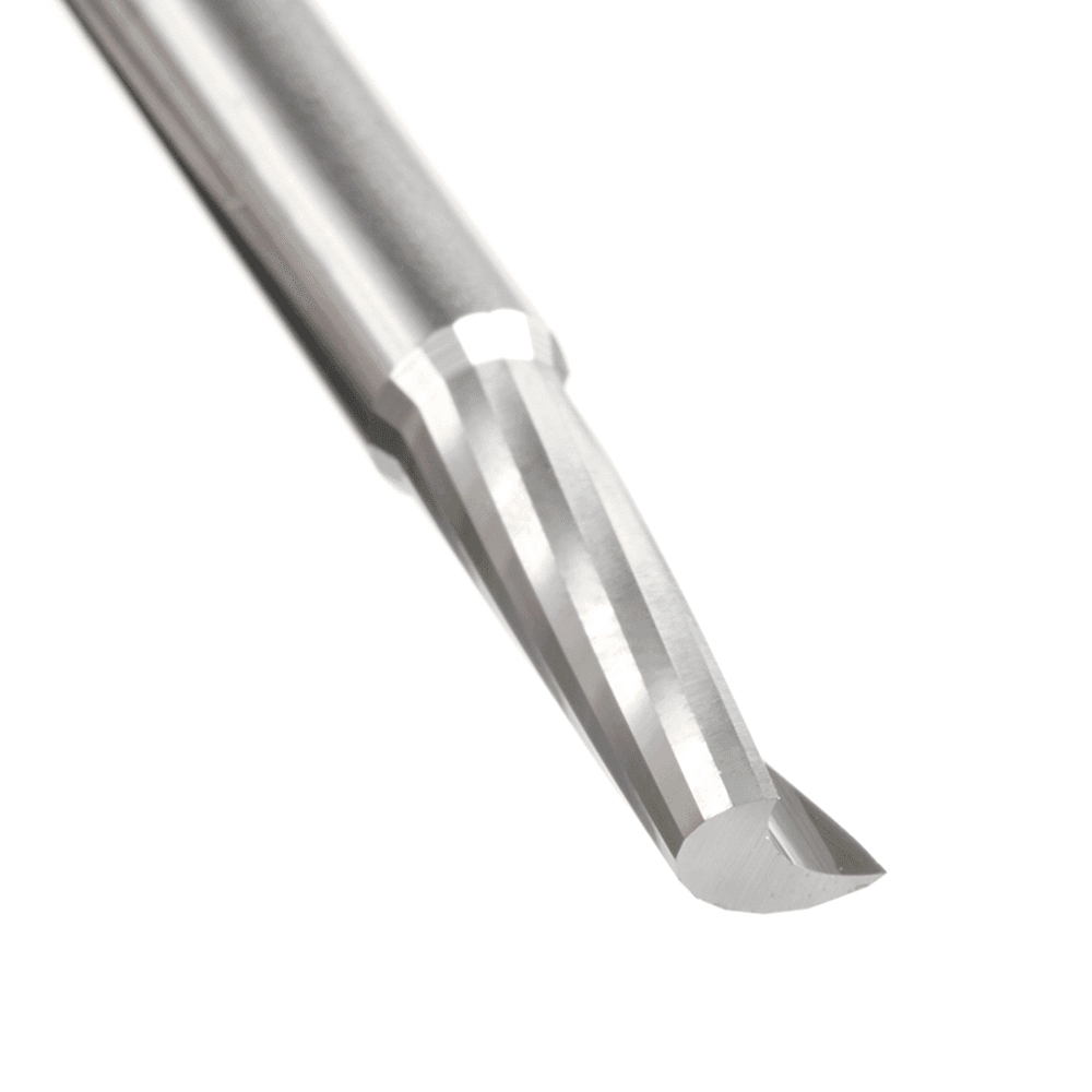 1/4" x 2-1/2" Acrylic Cutting 'O' Up-Cut Slow Spiral Router Bit, 1-Flute, 1/4" Shank - Alt Image 3
