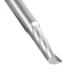 1/4" x 2-1/2" Acrylic Cutting 'O' Up-Cut Slow Spiral Router Bit, 1-Flute, 1/4" Shank - Alt Image 3
