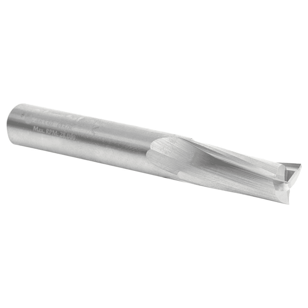 3/8" x 3" Slow Spiral Plunge Router Bit, 3-Flute, 3/8" Shank - Alt Image 2