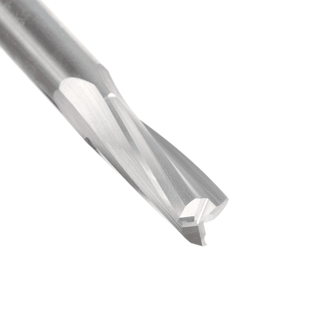 3/8" x 3" Slow Spiral Plunge Router Bit, 3-Flute, 3/8" Shank - Alt Image 4