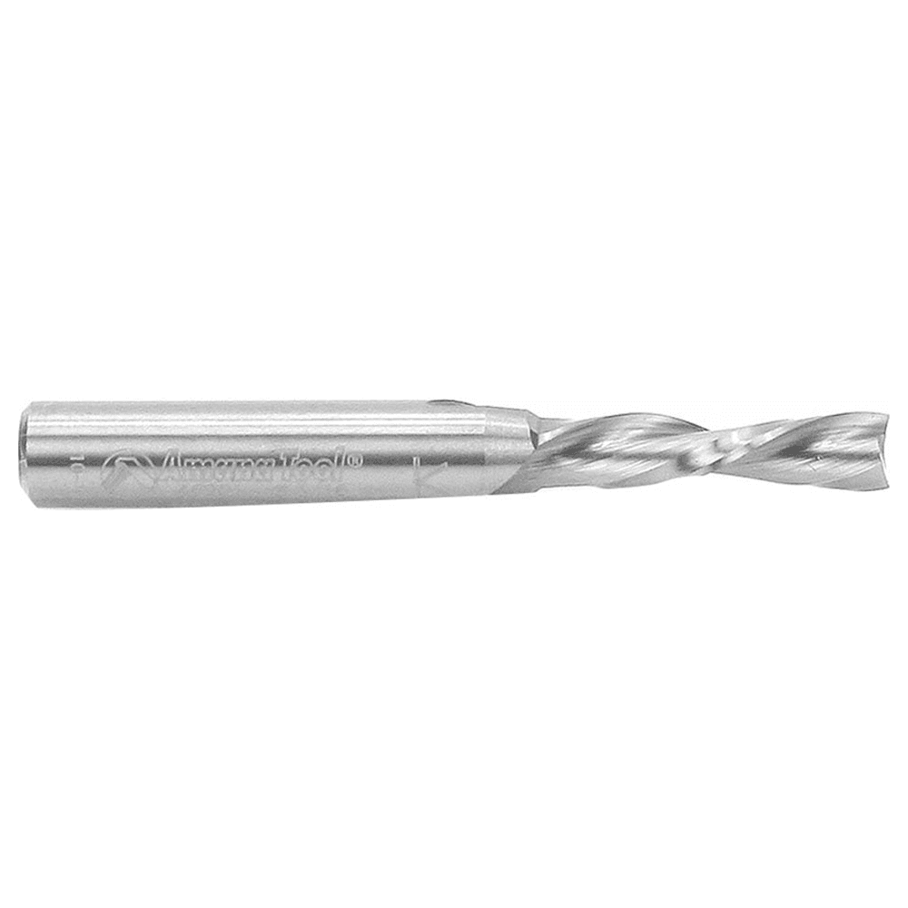 3/16" x 2-1/2" Down-Cut Spiral Plunge Bit, 2-Flute, 1/4" Shank - Alt Image 1