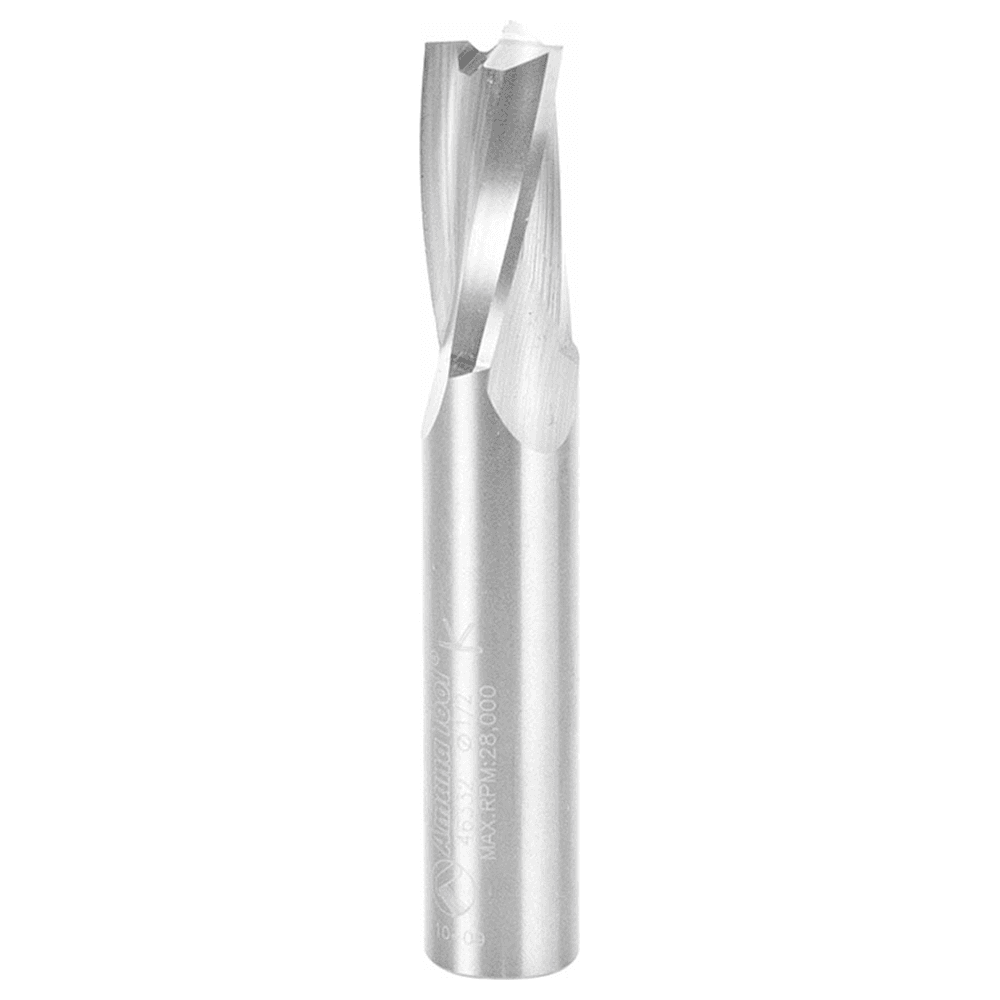 1/2" x 3" Up-Cut Slow Spiral Plunge Router Bit, 3-Flute, 1/2" Shank - Main Image