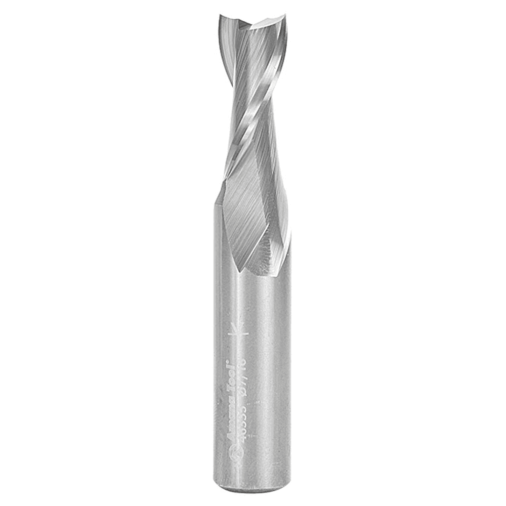7/16" x 3" Up-Cut Spiral Plunge Bit, 2-Flute, 1/2" Shank - Main Image