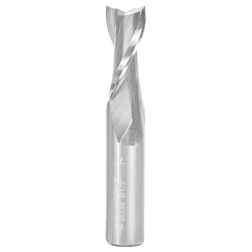 1/2" x 3" Up-Cut Spiral Plunge Bit, 2-Flute, 1/2" Shank, 1-1/8" Cutting Height - Main Image