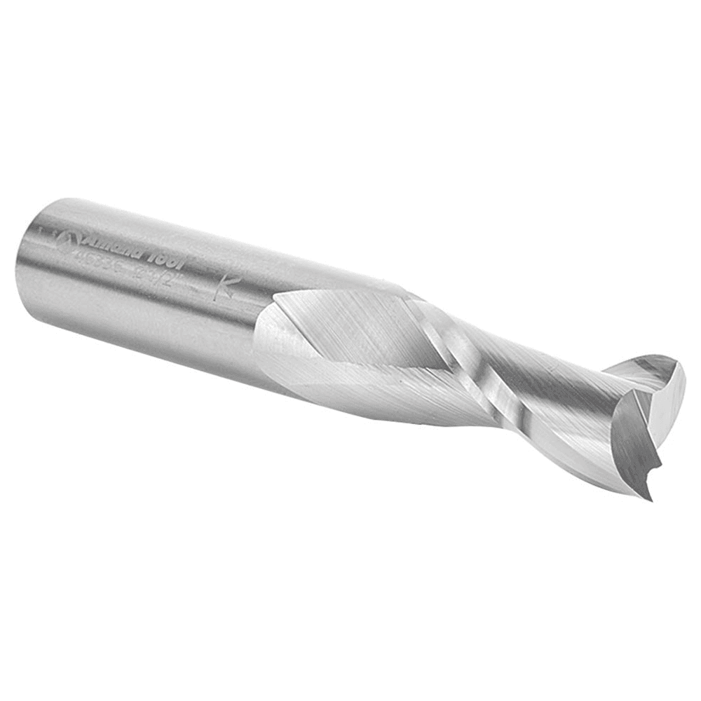 1/2" x 3" Up-Cut Spiral Plunge Bit, 2-Flute, 1/2" Shank, 1-1/8" Cutting Height - Alt Image 2