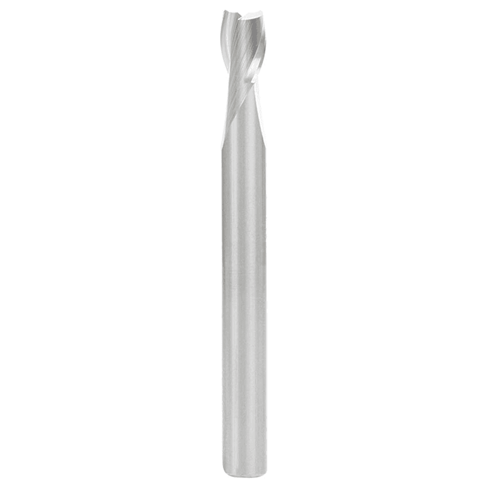 1/4" x 2-1/2" Up-Cut Spiral Plunge Bit, 2-Flute, 1/4" Shank, 3/8" Cutting Height - Main Image