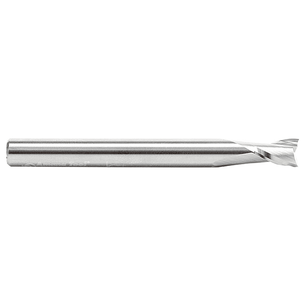 1/4" x 2-1/2" Up-Cut Spiral Plunge Bit, 2-Flute, 1/4" Shank, 3/8" Cutting Height - Alt Image 1