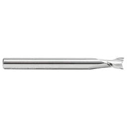 1/4" x 2-1/2" Up-Cut Spiral Plunge Bit, 2-Flute, 1/4" Shank, 3/8" Cutting Height - Alt Image 1