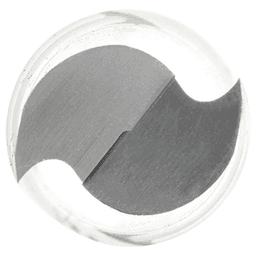 1/4" x 2-1/2" Up-Cut Spiral Plunge Bit, 2-Flute, 1/4" Shank, 3/8" Cutting Height - Alt Image 3