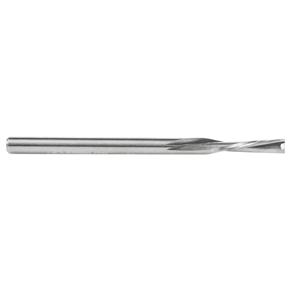 1/8" x 2" Down-Cut Spiral Plunge Bit for Solid Wood, 2-Flute, 1/8" Shank - Alt Image 1