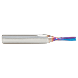 1/8" x 2" Spektra Down-Cut Spiral Plunge Bit for Solid Wood, 2-Flute, 1/4" Shank - Alt Image 1