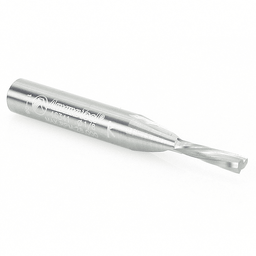 1/8" x 2" Down-Cut Spiral Plunge Bit, 2-Flute, 1/4" Shank - Alt Image 2