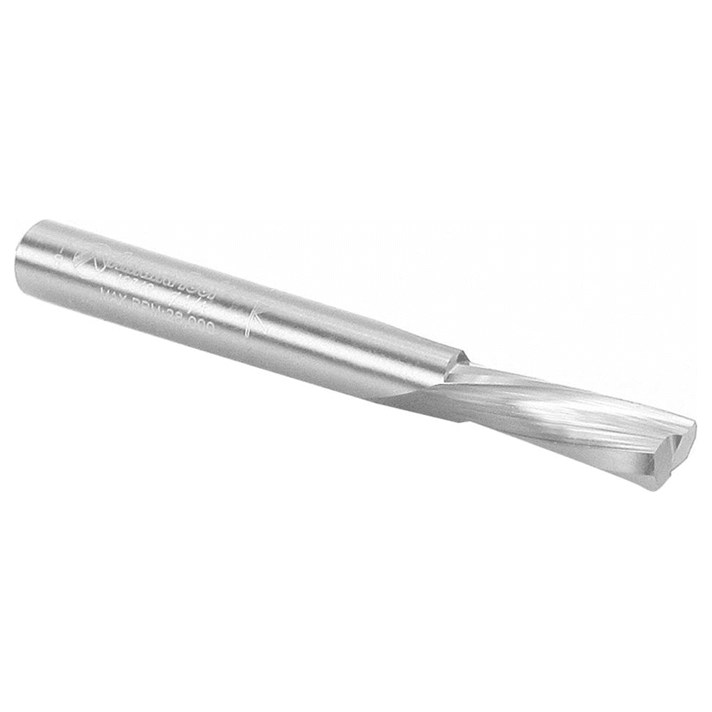 1/4" x 2-1/2" Down-Cut Spiral Plunge Bit for Solid Wood, 2-Flute, 1/4" Shank - Alt Image 3