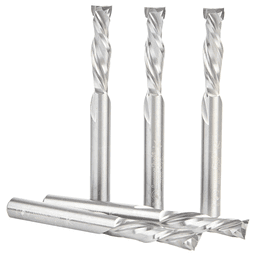 1/4" x 1" 5-Piece CNC Solid Carbide Mortise Compression Spiral Bit, 1/4" Shank Alt 2 - Image