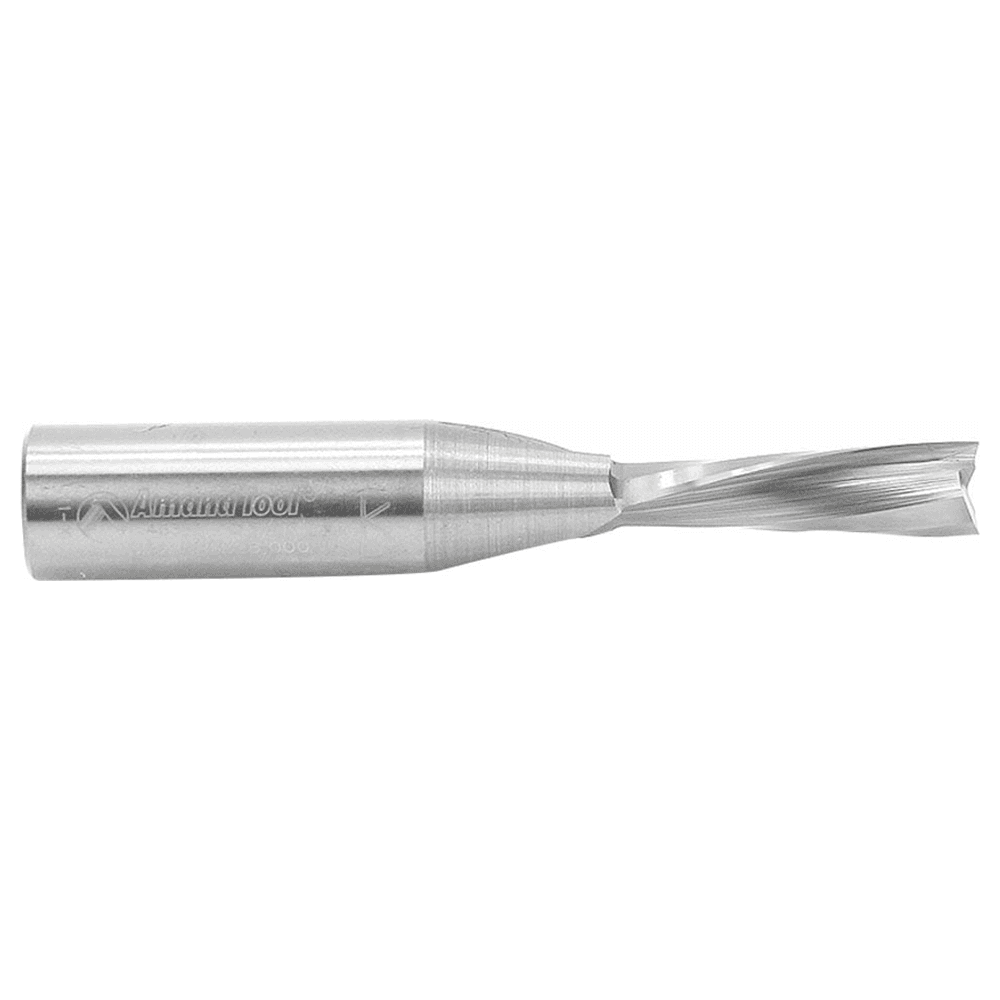 5/16" x 3" Down-Cut Spiral Plunge Bit for Solid Wood, 2-Flute, 1/2" Shank - Alt Image 1
