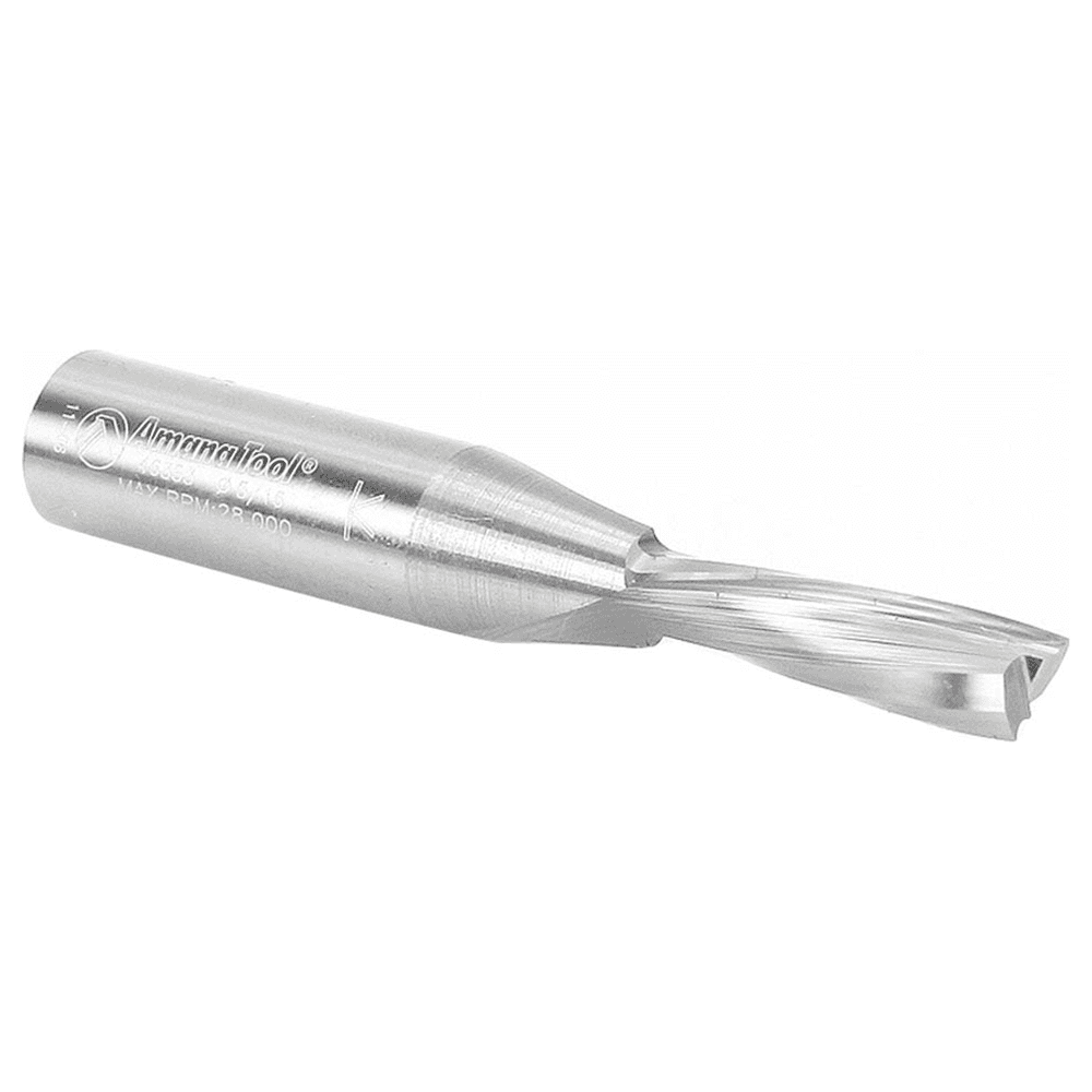 5/16" x 3" Down-Cut Spiral Plunge Bit for Solid Wood, 2-Flute, 1/2" Shank - Alt Image 2