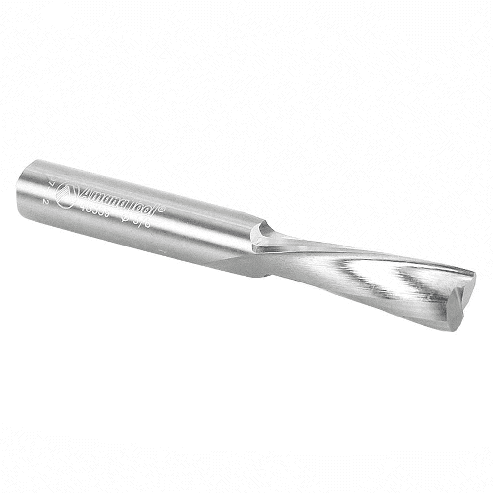 3/8" x 3" Down-Cut Spiral Plunge Bit for Solid Wood, 2-Flute, 3/8" Shank - Alt Image 2