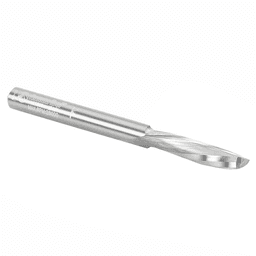 1/4" x 3" Down-Cut Spiral Plunge Bit for Solid Wood, 2-Flute, 1/4" Shank - Alt Image 2