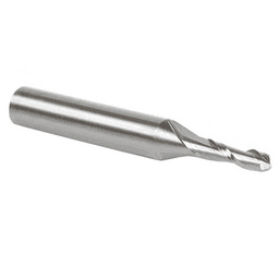 1/8" x 2" Up-Cut Ball Nose Spiral Router Bit, 2-Flute, 1/4" Shank - Alt Image 2