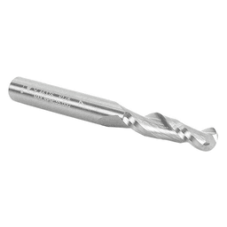1/4" x 2-1/2" Up-Cut Ball Nose Spiral Router Bit, 2-Flute, 1/4" Shank - Alt Image 2