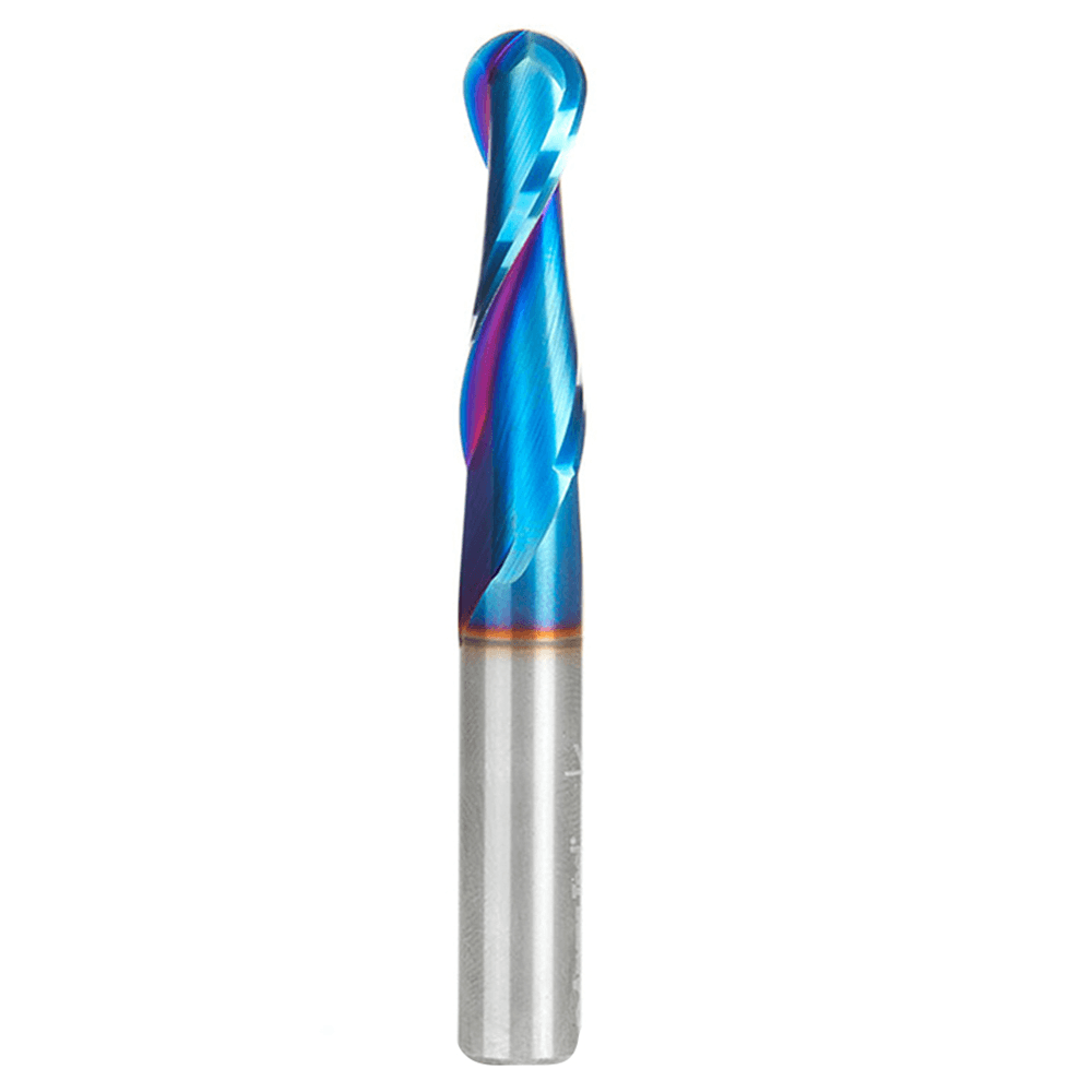 3/8" x 3" Spektra Up-Cut Ball Nose Spiral Router Bit, 2-Flute, 3/8" Shank - Main Image
