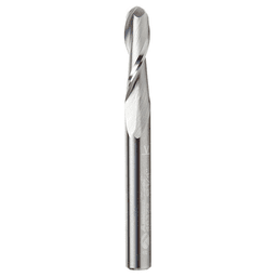 1/4" x 2-1/2" Up-Cut Ball Nose Spiral Router Bit, 2-Flute, 1/4" Shank - Main Image