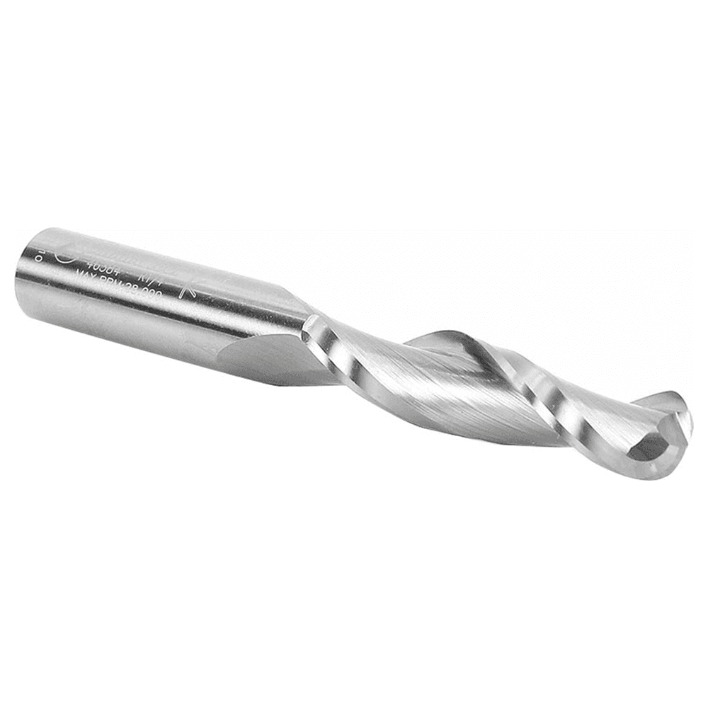1/2" x 4" Up-Cut Ball Nose Spiral Router Bit, 2-Flute, 1/2" Shank - Alt Image 2