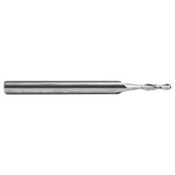 1/8" x 3" Up-Cut Ball Nose Spiral Router Bit, 2-Flute, 1/4" Shank - Alt Image 1