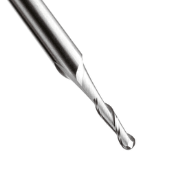 1/8" x 3" Up-Cut Ball Nose Spiral Router Bit, 2-Flute, 1/4" Shank - Alt Image 3