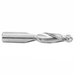5/8" x 4" Up-Cut Ball Nose Spiral Router Bit, 2-Flute, 5/8" Shank - Alt Image 1