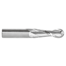 3/4" x 5" Up-Cut Ball Nose Spiral Router Bit, 2-Flute, 3/4" Shank - Alt Image 1