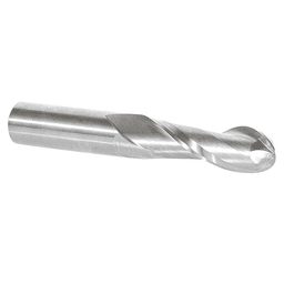 3/4" x 5" Up-Cut Ball Nose Spiral Router Bit, 2-Flute, 3/4" Shank - Alt Image 2