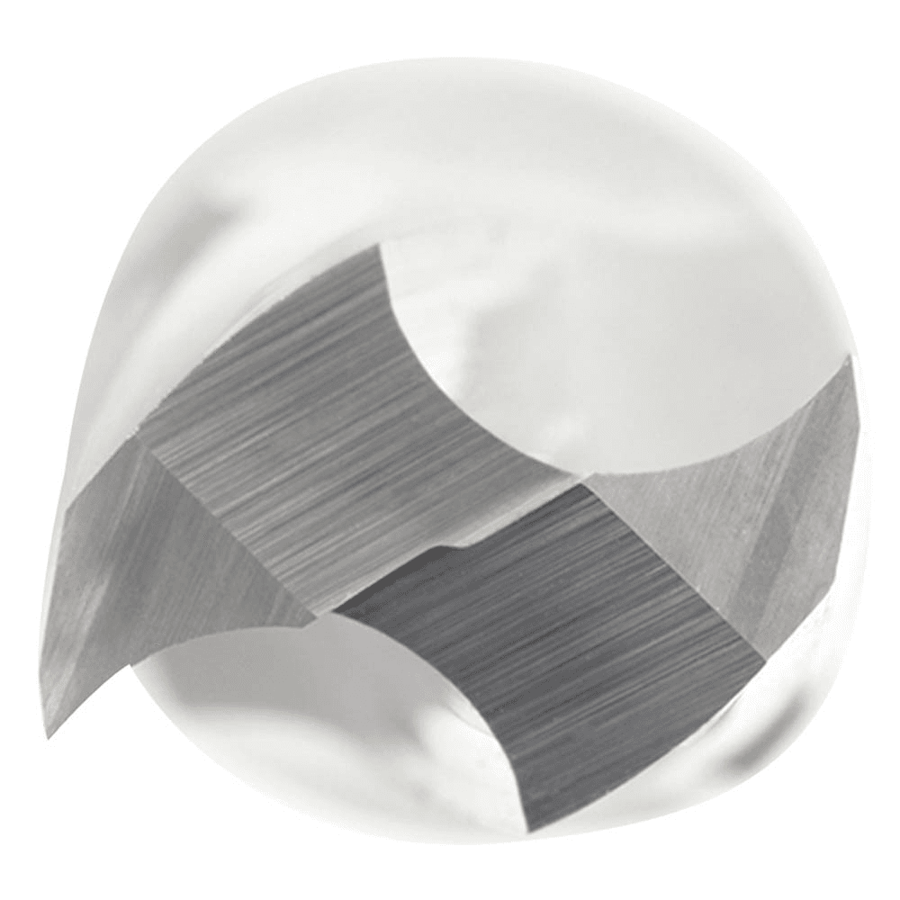 1/2" x 3" Acrylic Cutting 'O' Up-Cut Slow Spiral Router Bit, 2-Flute, 1/2" Shank - Alt Image 3