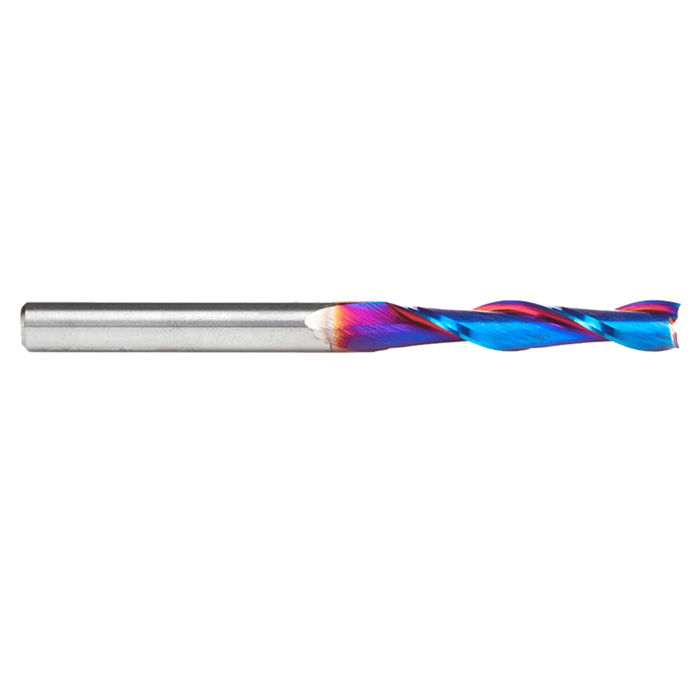 1/4" x 3-1/8" Spektra Up-Cut Ball Nose Spiral Plunge Bit, 2-Flute, 1/4" Shank - Alt Image 1