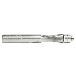 1/2" x 4" Down-Cut UltraTrim Spiral Bit with Double Lower Ball Bearing, 2-Flute, 1/2" Shank - Alt Image 1