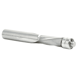 1/2" x 4" Down-Cut UltraTrim Spiral Bit with Double Lower Ball Bearing, 2-Flute, 1/2" Shank - Alt Image 2