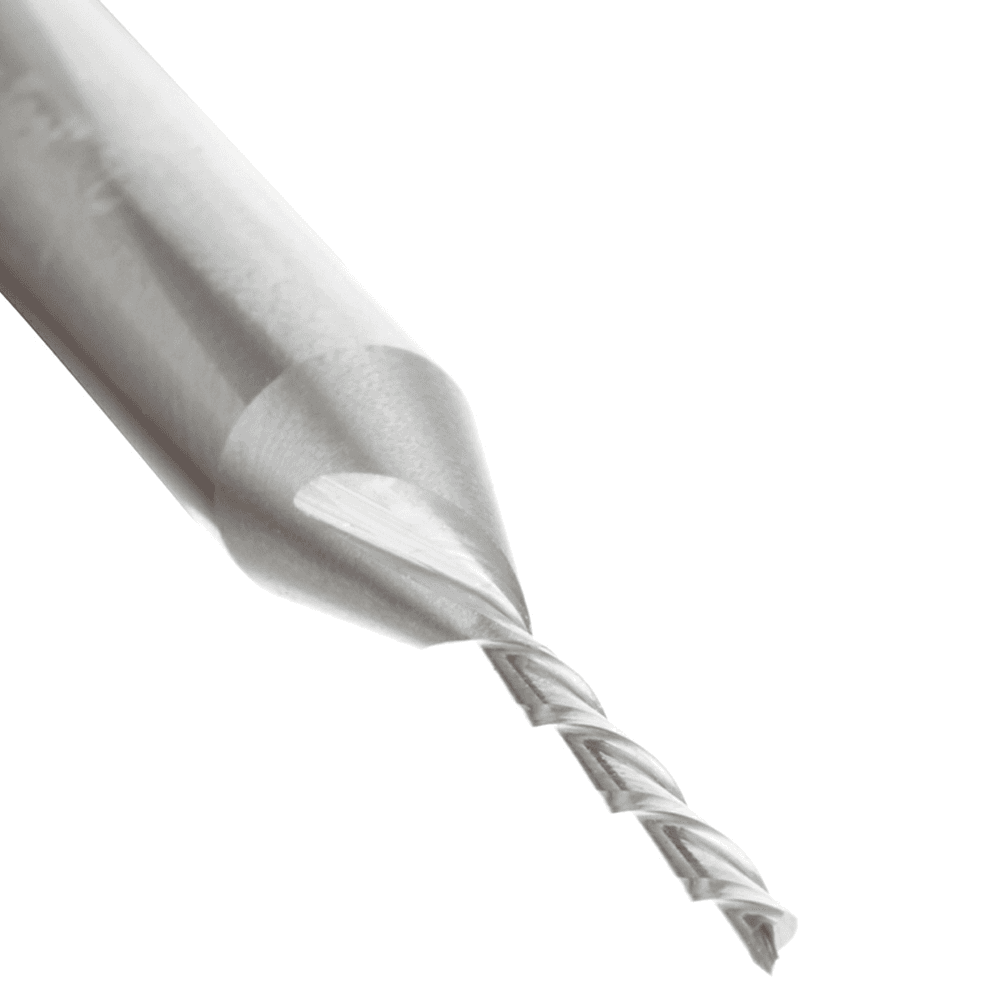1/16" x 2" Down-Cut Spiral Plunge Bit, 2-Flute, 1/4" Shank - Alt Image 3