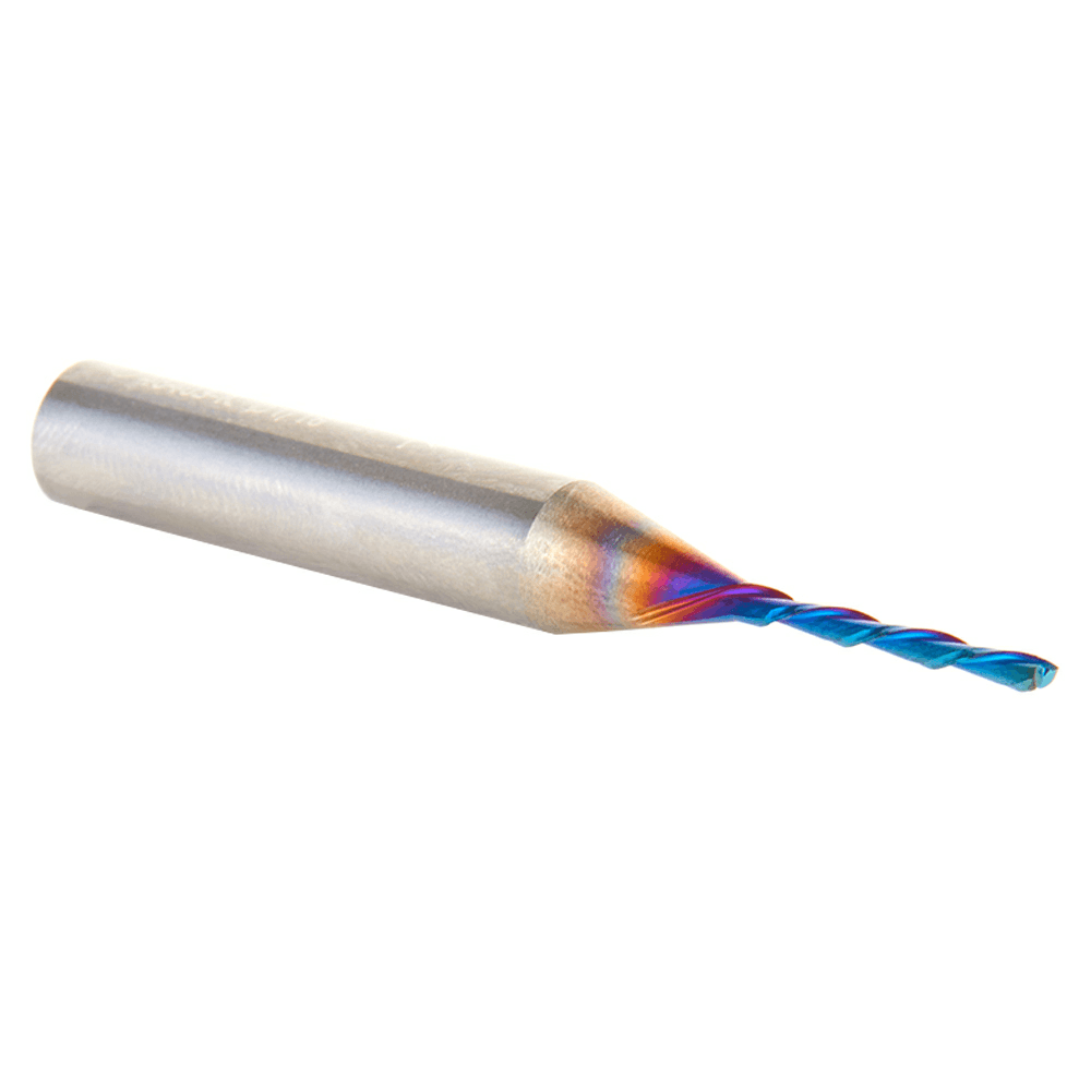 1/16" x 2" Spektra Down-Cut Spiral Plunge Bit, 2-Flute, 1/4" Shank - Alt Image 2