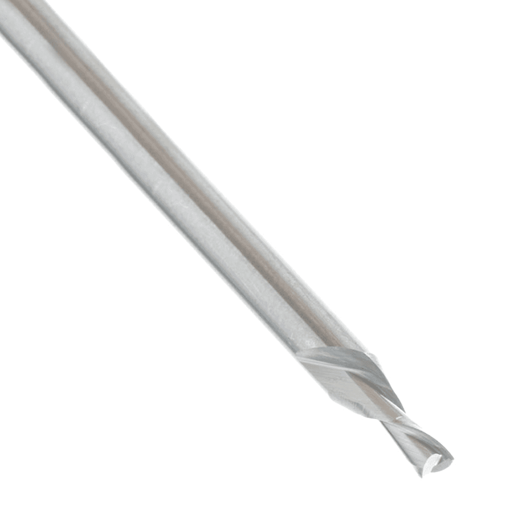 5/64" x 2" Down-Cut Spiral Plunge Bit, 2-Flute, 1/8" Shank - Alt Image 3
